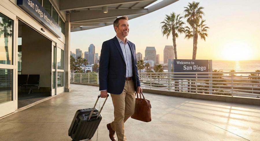 Business travel car rental San Diego