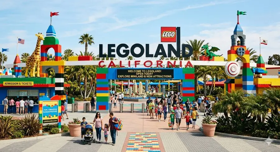 LEGOLAND California entrance in Carlsbad
