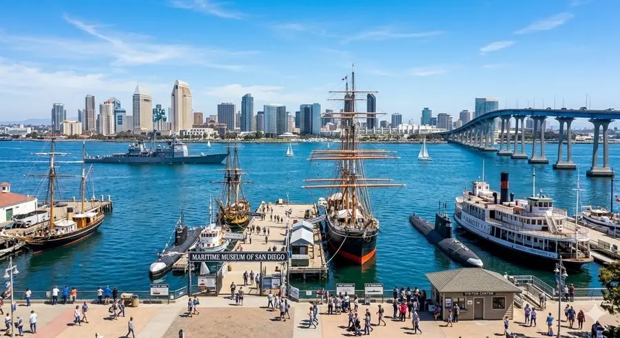 Star of India tall ship at Maritime Museum of San Diego